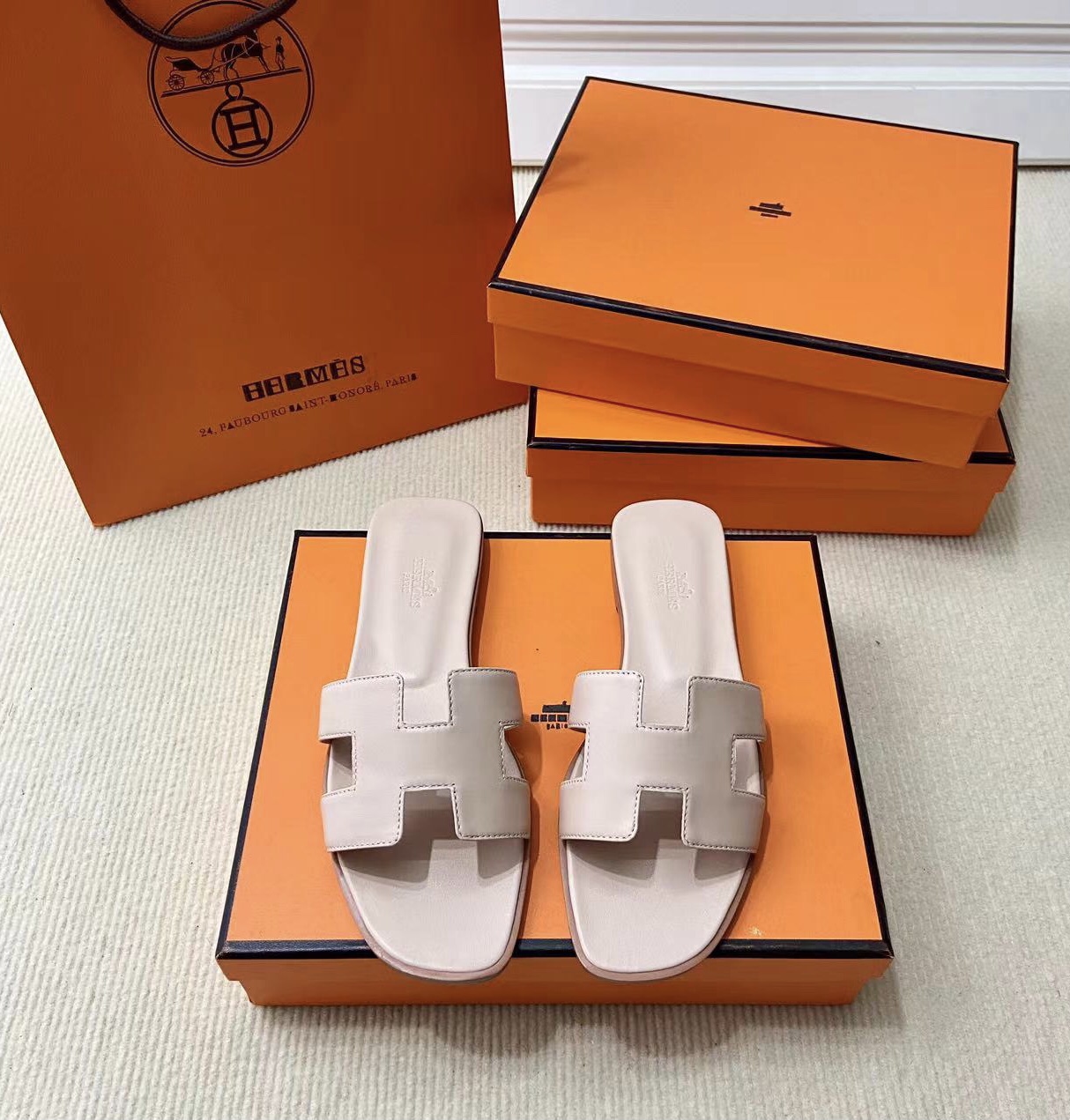 에르메스 올수공 오란 슬리퍼 샌들 스위프트 126